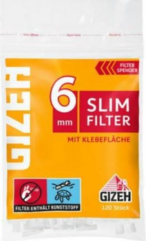 Gizeh Filter Slim mit Klebefläche 6mmch abbaubar 6mmskohle 6mmmmefläche 6mmoskohle 6-7mmohle 6mmefläche 8mmskohle 6mmohle 6mm für x-type Cig
